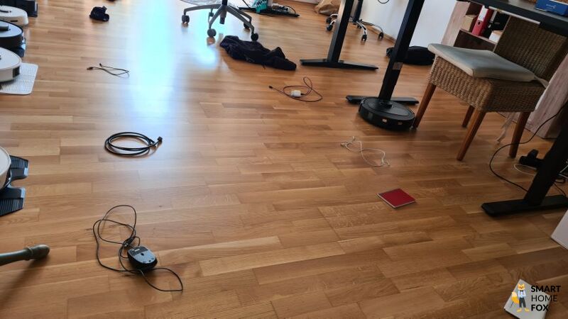 Roborock QRevo Plus im Hindernistest
